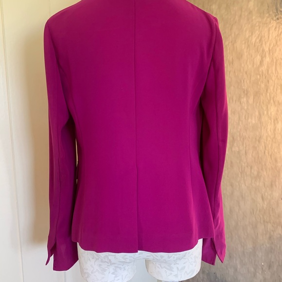 Diane von Furstenberg dark magenta blazer - Picture 9 of 9